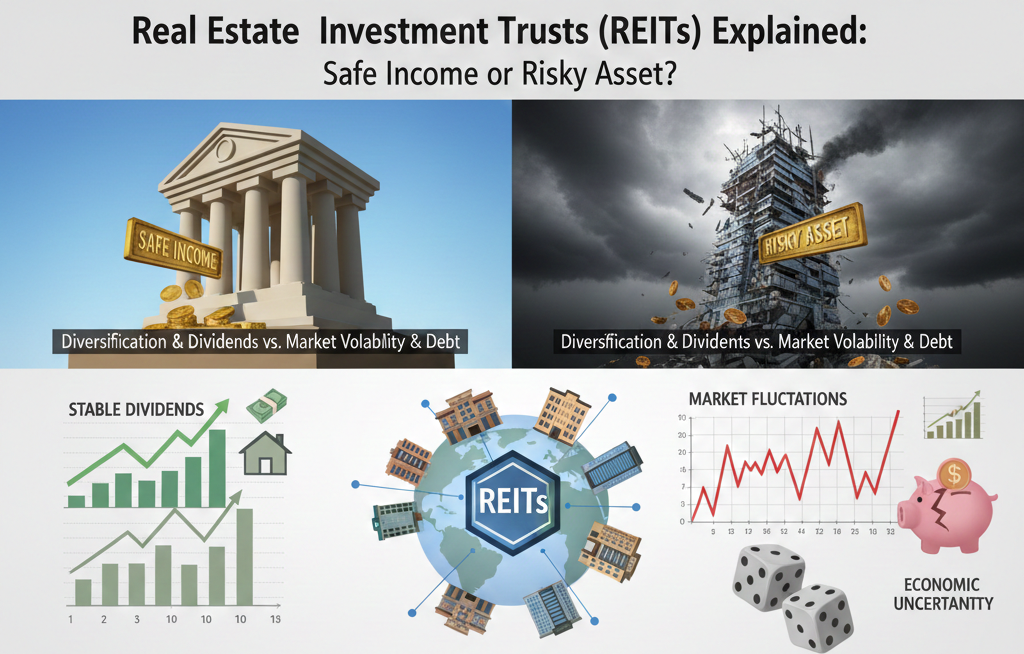 Real Estate Investment Trusts (REITs) Explained: Safe Income or Risky Asset?