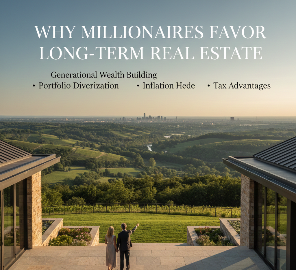 Why Millionaires Favor Long-Term Real Estate