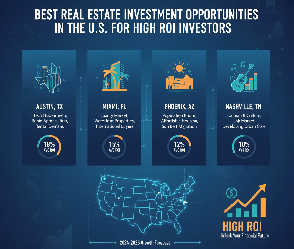 real estate investment, high roi, us property market, rental income, multifamily real estate, commercial real estate, reits, investment strategy, passive income, property investing, financial growth, market trends