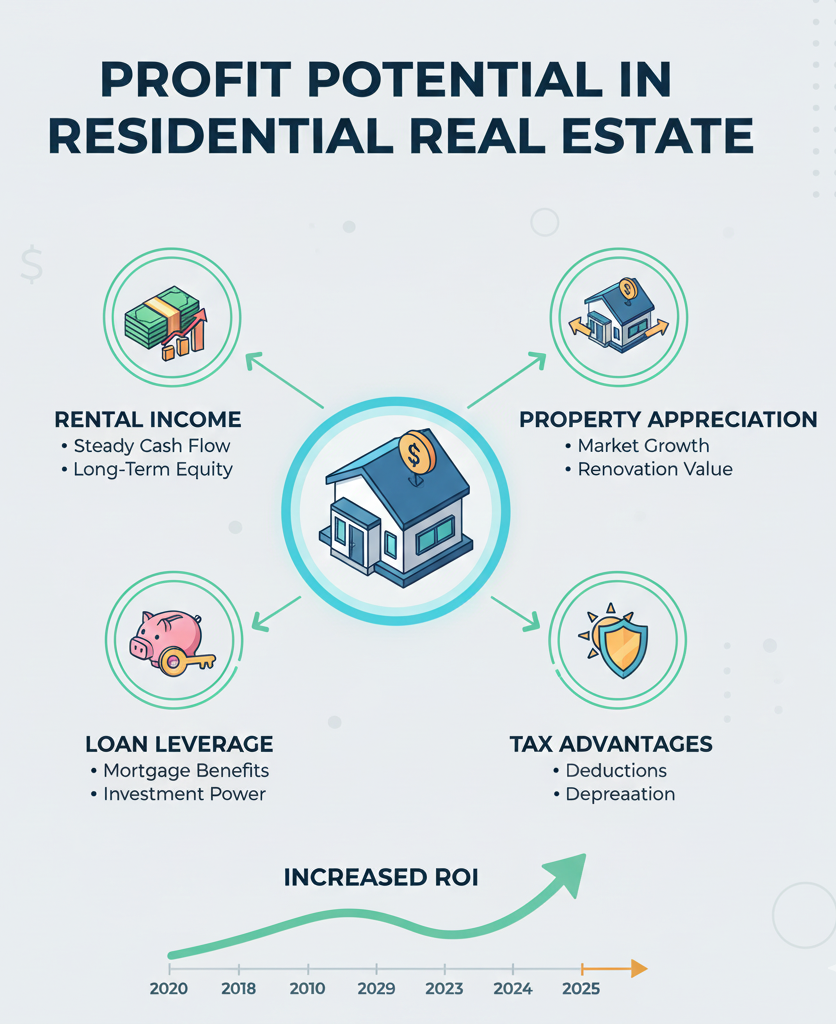 Profit Potential in Residential Real Estate