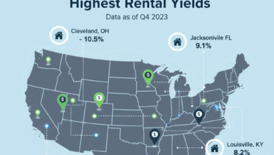 real estate investment, rental yields, us cities, high returns, property investing, cash flow, passive income, housing market, investment strategy, rental property, financial freedom, real estate trends, 2026 guide